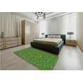 thumbnail image 4 of Ahgly Company Indoor Rectangle Patterned Army Green Area Rugs, 2' x 5', 4 of 6