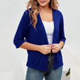 thumbnail image 2 of Ediodpoh Women’s Lightweight Cardigan Elegant Sun Protection Knit Sweater Soft Loose Fit Casual Cover up Cardigans for Women Blue S, 2 of 4