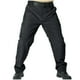 thumbnail image 2 of Pantalones de trabajo para hombre, de color liso, con cordón, cintura elástica y múltiples bolsillos, 2 of 4