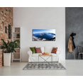 thumbnail image 4 of Crater Lake Wall Art Oregon Western Scenic Painting Gallery Wrapped Canvas Art Crater Lake Picture Ready to Hang, 4 of 6