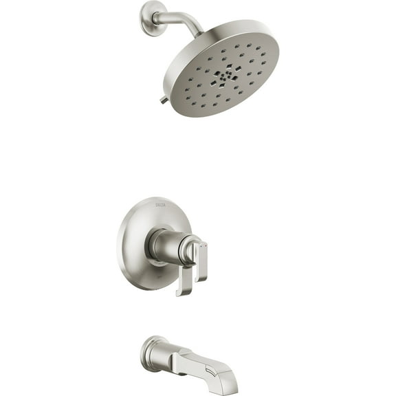 Delta T17t489 Tetra Tempassure 17T Series Thermostatic Tub And Shower Trim Package -