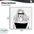 thumbnail image 4 of Stupell Industries Art Deco Chic Boss Morning Coffee Moment White Framed Giclee Art, 24 x 24, by Martina Pavlova, 4 of 8
