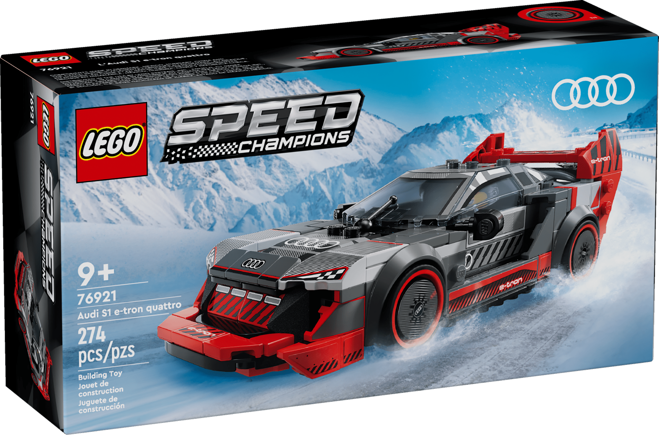 Free Shipping! LEGO Buildable Audi S1 e-tron Quattro Race Car Toy