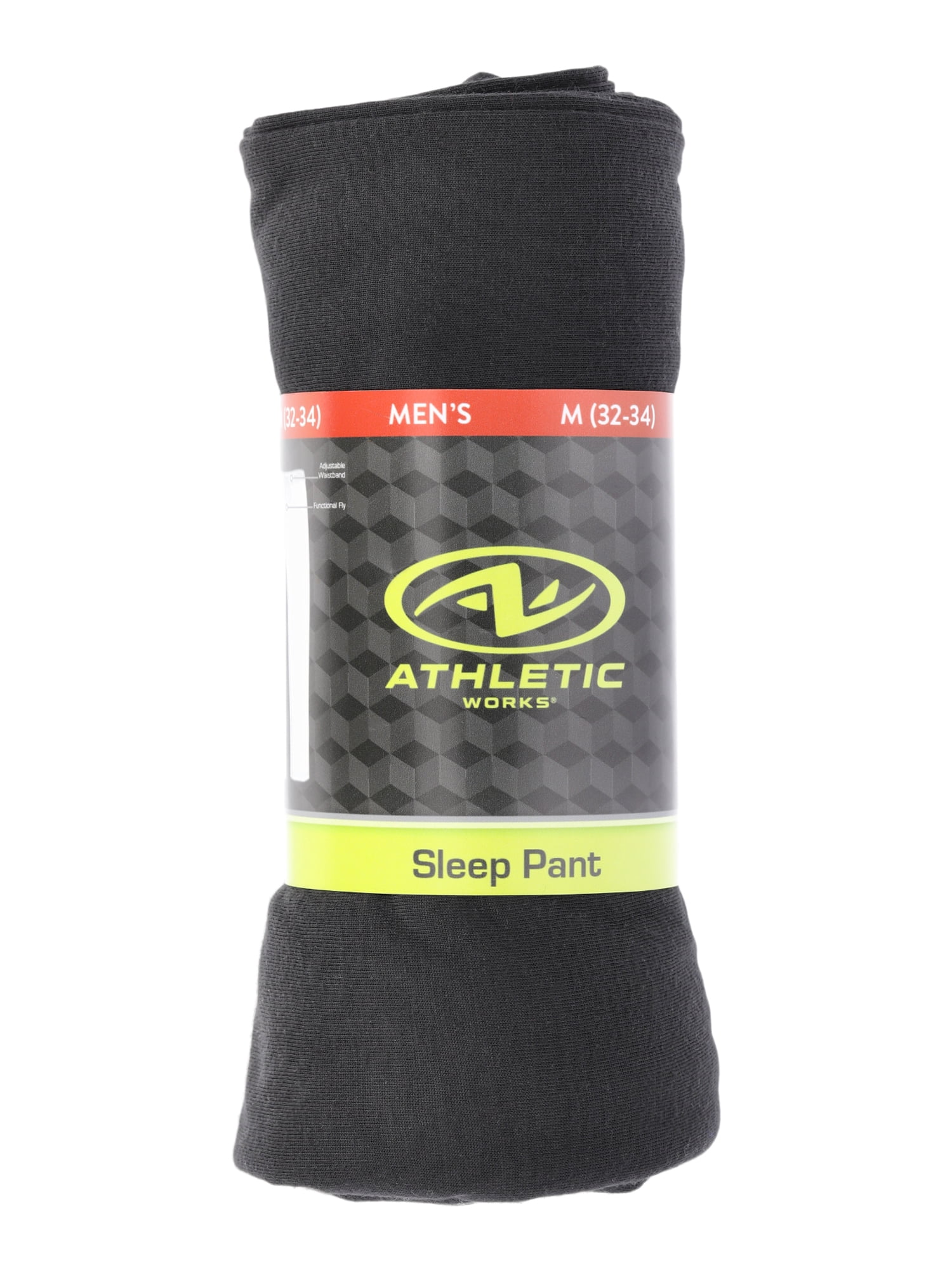 Athletic Works Men's Jersey Sleep Pants, Sizes S-XL