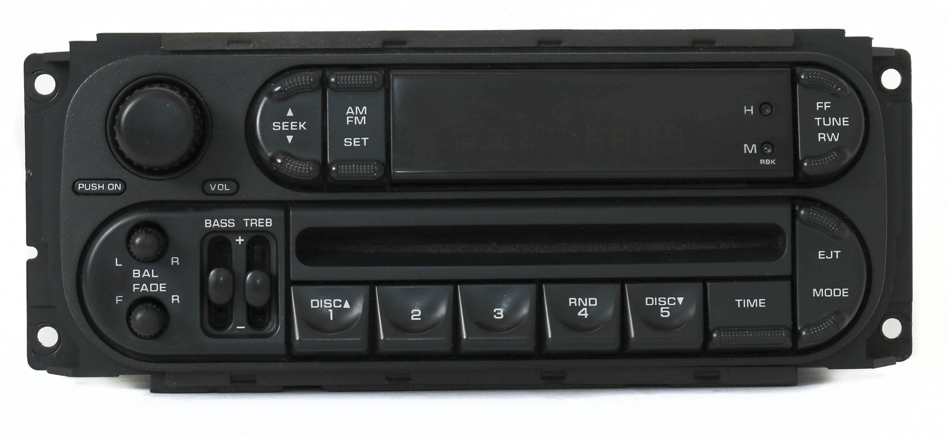Restored Chrysler Jeep Dodge 2002 - 07 Radio AM FM Single Disc CD Player RBK Slider Version (Refurbished)
