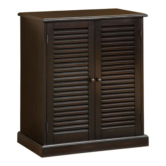 Furniture of America Medley Transitional Wood 5-Shelf Shoe Cabinet in Espresso