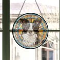 thumbnail image 3 of Stained Glass Window Hanging Border Collie, Christmas Ornament Gift, Mother’s Day Keepsake, Valentine’s Day Decor, Festival Gift Ornament, Keepsake 2025, 3 of 6