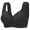 Black, variant on Push Up Women's Bra Women'S Seamless Front Snap Closure Bras Full Coverage No Underwire Comfort Bras Lightly Lined Wireless Everyday Bra, Women's Bra 36