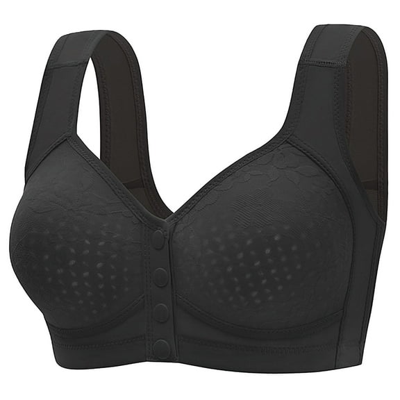 Push Up Women's Bra Women'S Seamless Front Snap Closure Bras Full Coverage No Underwire Comfort Bras Lightly Lined Wireless Everyday Bra, Women's Bra 40