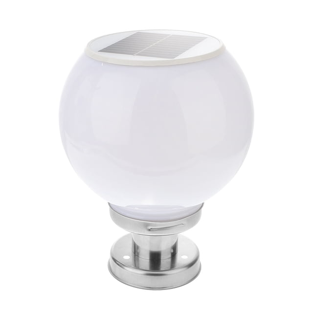SHISUYAN Solar Powered Post Light for Home Decorative Use Stainless Steel Multi Color 6.5 Feet Tall