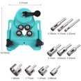thumbnail image 2 of 10pcs Drill Bit Hole Saw Guide, with 6-50mm Diamond Coated Glass Drill Bit, Suitable For Ceramic Tile Glass Hole Opener Opening Locator, 2 of 7