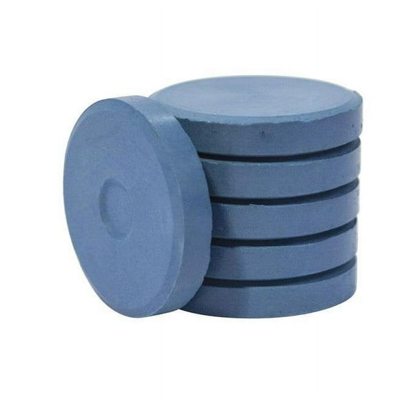 Jack Richeson & Co 1496092 1.63 x 0.31 in. Small Brilliant Paint Mini Tempera Cake - Turquoise, Pack of 6