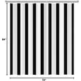 thumbnail image 6 of 72x84inch Black White Shower Curtain Sets Decor Black and White Vertical Stripes Decor Modern Fashion Simple Bathroom Curtain for Home Bathtub Stall Decoration Hooks Included, 6 of 6