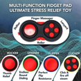 thumbnail image 4 of Fidget Pad 8 Fun Features, Retro Classic Controller Handheld Game Pad, juguete sensorial para aliviar la ansiedad y el estrés para niños, adultos, Adhd (rojo) Feliz Sencillez, 4 of 5