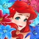 thumbnail image 1 of (A7208) Lleno Diamantes Serie Dibujos Animados Ariel Riendo Resina 30*30CM, 1 of 9