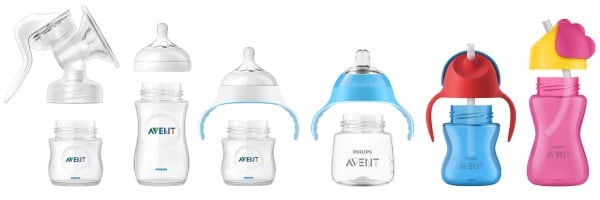 Philips Avent Glass Natural Baby Bottle, 4oz, 1pk, SCF701/17