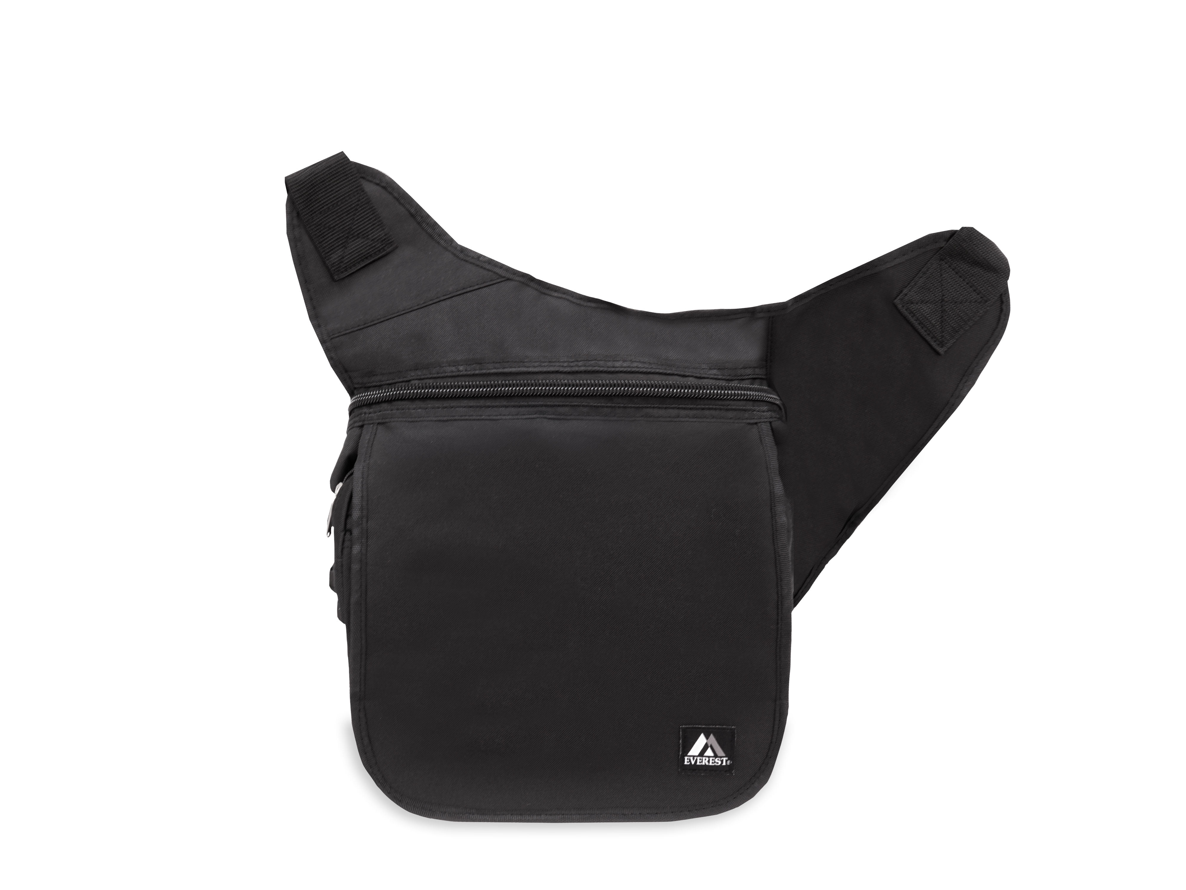 Everest Unisex Messenger Bag Large Black