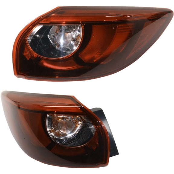 Pair Set of 2 Tail Lights Taillights Taillamps Brakelights Driver & Passenger