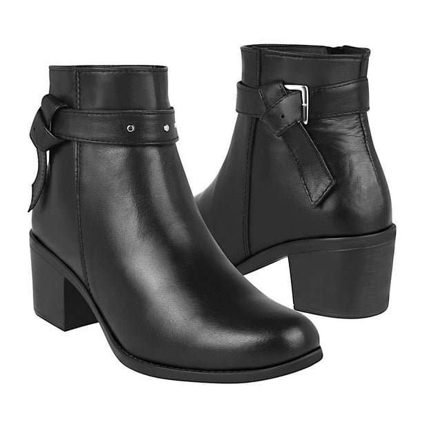 BOTINES DAMA STYLO PIEL 284 PIEL NEGRO Stylo 284