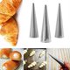 thumbnail image 2 of unids/set DIY conos para hornear espiral de acero inoxidable croissants horneados tubo pastel molde crema cuernos Chocolate cono cuerno pastelería rollo-3,5 pulgadas Xemadio ZFFLD529, 2 of 5