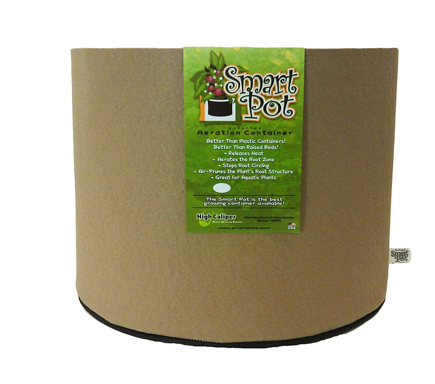 Smart Pots 7Gallon Smart Pot SoftSided Container, Tan