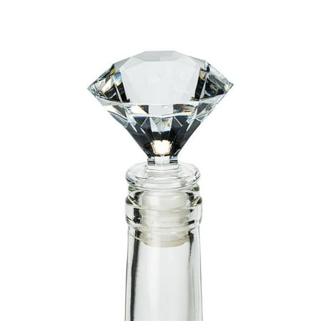 

Abbott Collections AB-27-CRISTAL 3 in. Round Cut Gem Bottle Stopper Clear