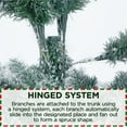 thumbnail image 4 of Yaheetech 4.5ft Flocked Artificial Christmas Tree with 340 Branch Tips, Green, 4 of 7