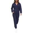 thumbnail image 2 of Women's 2-Piece Fleece Tracksuit Set Full Zip Hoodie and Jogger Pants Casual Lounge Outfit Fall Winter Daily Wear, 2 of 10
