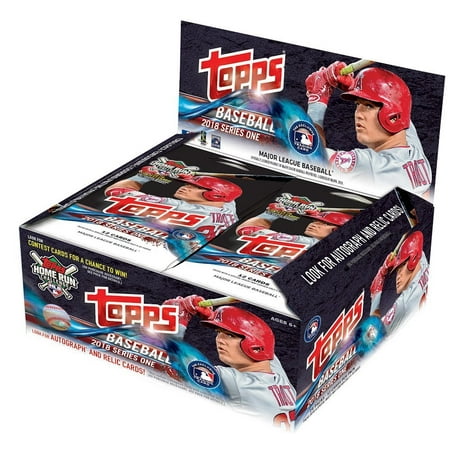 1980 Topps Baseball Card - 2018 Topps Baseball Series 1 Factory Sealed 24 Count Retail Display Box