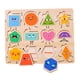 thumbnail image 4 of Rompecabezas de madera, juego de aprendizaje temprano, habilidades motoras finas, rompecabezas de formas de animales para niña tablero de forma, 4 of 9