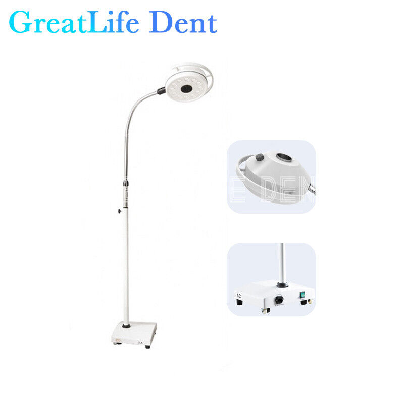 GreatLife Dent USA Stock 36W 12Led Mobile Examination Light Shadowless Surgical Medical Lamp Operating FDA