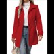 thumbnail image 1 of Abrigo Clásico de Invierno para Mujer con Bolsillos y Botonadura Sencilla. Rojo XL, 1 of 9