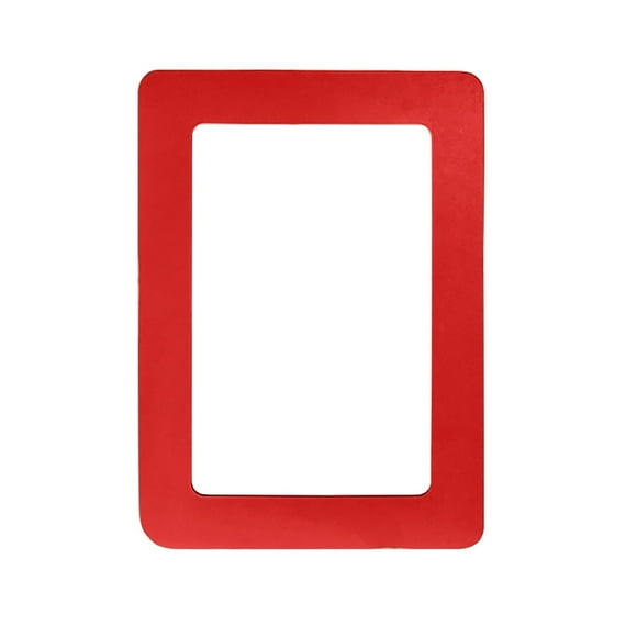 Off Promotions! Magnetic Picture Frames for Refrigerator 4X6 Magnetic Pvc Photo Frame 5 Inch Single Layer Magnetic Photo Frame Red, Magnetic Photo Sleeves 4X6 Clearance