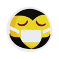 thumbnail image 4 of Funny Vampire Emoji Stickers | 1" inch Round - 500 Pack | InStockLabels.com, 4 of 6