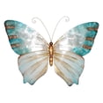 thumbnail image 4 of Eangee Home Design Butterfly Wall Decor Pearl And Soft Aqua, Capiz and Metal, Indoor / Outdoor Safe, 18x1x13 Inches, 4 of 6