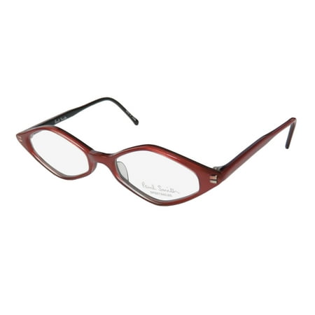 New Paul Smith 214 Womens/Ladies Designer Full-Rim Bordeaux Avant-garde Design Fancy Rare Frame Demo Lenses 47-17-145 Eyeglasses/Eye Glasses