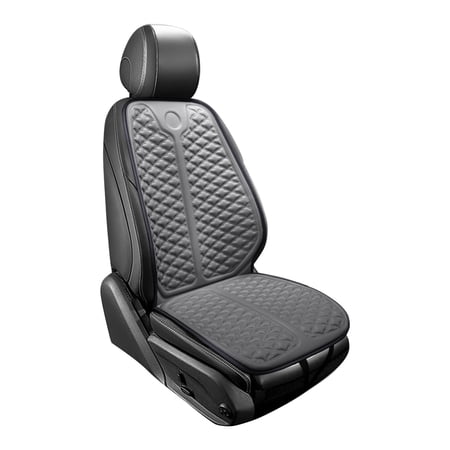 Kraoden Car Seat Cushion with Backrest Ventilated Summer Comfortable Cool Cushion for All Seasons Ergonomic Design for Heat Dissipation and Support Portable and Easy to Use