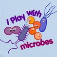 thumbnail image 2 of CafePress - Play With Microbes Infant Bodysuit - Baby Light Bodysuit, Size Newborn - 24 Months, 2 of 4