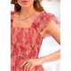 thumbnail image 5 of Vestido PRETTYGARDEN Floral sin Mangas de Tul Midi XL, 5 of 8