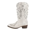thumbnail image 3 of Roper Womens Riley Glitz Tooled Inlay Snip Toe Cowboy Mid Calf Boots, 3 of 5