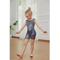 thumbnail image 2 of Gymnastics Leotards for Girls with Shorts Fine Butterfly Flicker Luminescence Biketards Dance Tumbling Outfits 2-8 Years Old, 2 of 6