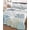 White Teal, variant on Quilts Queen Size Bedding Set, Starfish Coastal Reversible Summer Quilt 3 Pieces, Nautical Summer Beach Coral Shell Seaside Lightweight Bedspreads Coverlets with 2 Pillow Shams for All Seasons