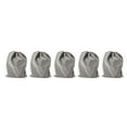 thumbnail image 1 of 5 Pcs Portable Headphone Carrying Bag, Travel Headset  Storage, Large Capacity Drawstring Soft Pouch, for Gaming Headphones, Headsets, Earbuds, Sturdy and Durable, 1 of 7