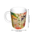 thumbnail image 2 of Yiaed Vintage Bird Print Ceramics Coffee,Large Handle Design,Extra Large Tea and Coffee Cup for Office and Home Mugs, 2 of 6