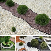 Garden Edging, 100ft No-Dig Landscape Edging with 150 Spikes for Lawn, 2 Inch Tall for Landscaping, Flower Gardens, and Lawn(Black, 100FT)