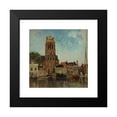 thumbnail image 2 of Carl Skånberg 20x20 Black Modern Framed Museum Art Print Titled - The Church Tower, Dordrecht (1875), 2 of 5