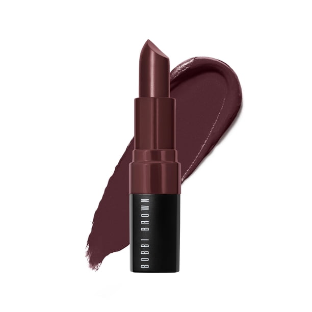 Color de labios triturado Bobbi Brown | Lápiz labial hidratante mate satinado de alto pigmento | Efecto de manchas de labios y uso duradero que no se seca, 0.12 onzas de mora
