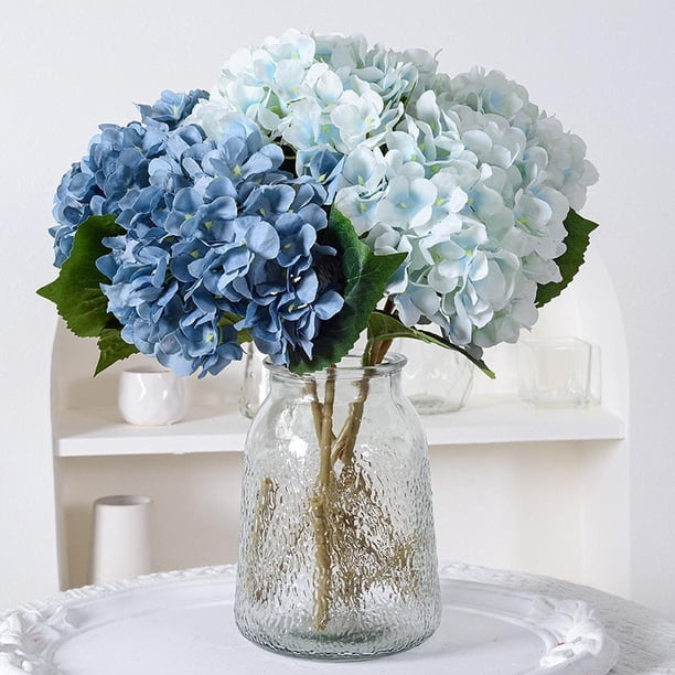 Flor de hortensias artificiales Macarena de 45cm decoración artesanal