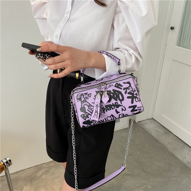 Bolso Mujer Graffiti Embrague Tote Monedero Crossbody Sling Bolso Casual Hombro FLhrweasw Nuevo