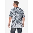 thumbnail image 2 of KingSize Men's Big & Tall Lightweight Tie-Dye Crewneck Tee, 2 of 4